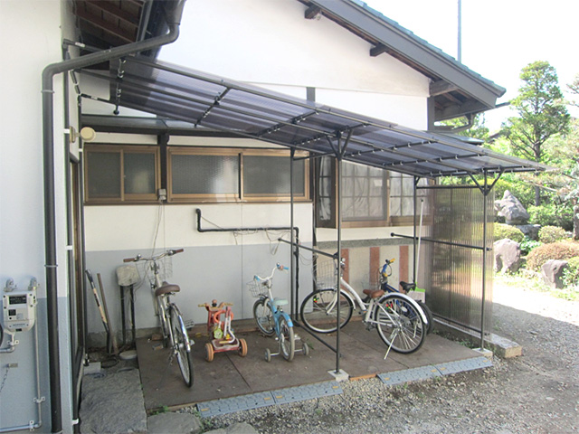 小屋 自転車 単管パイプで作る自転車小屋 DIY