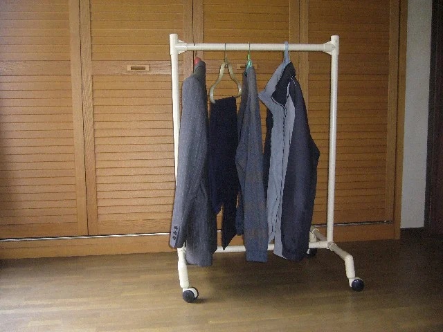 洋服掛け Diy Life イレクターで できるワクワクを