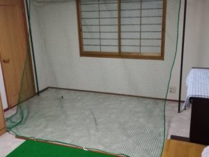 簡単❗　室内ゴルフ練習場