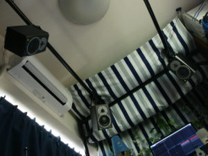 DOLBY ATMOSホームシアター天井スピーカー設置用バトンラック