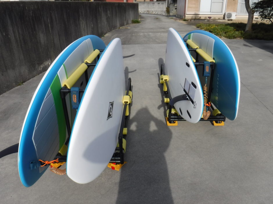 サップ（SUP）収納棚 その1