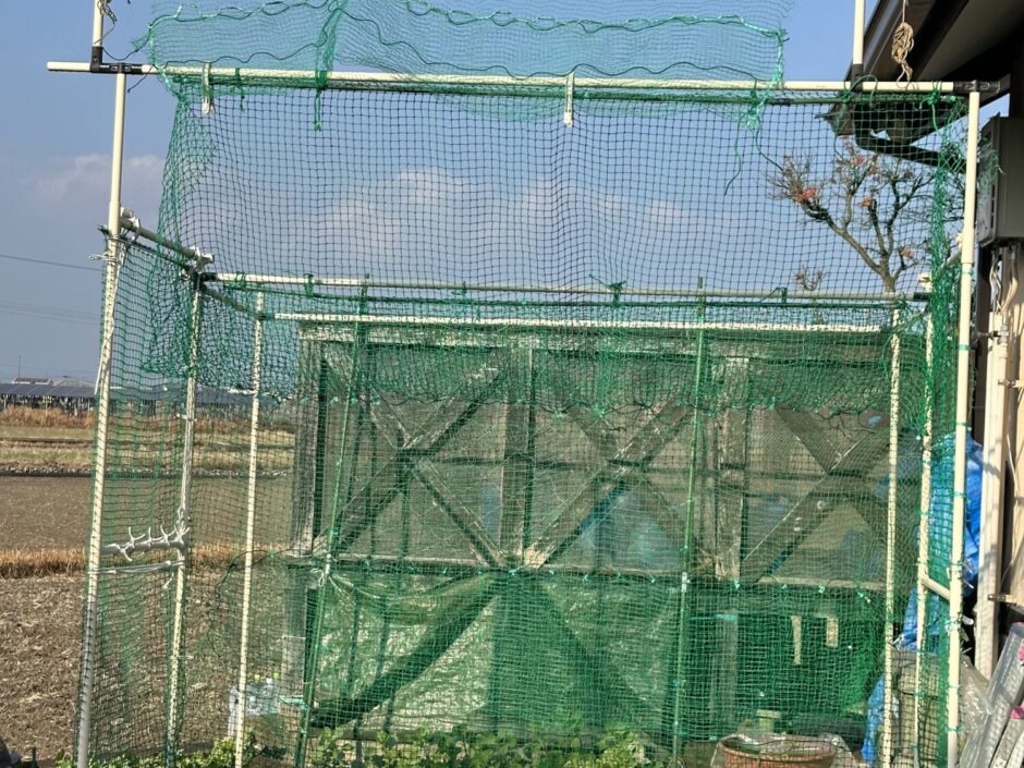 テニス練習兼園芸ネット｜Diy-Life - イレクターで、できるワクワクを。